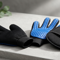 PawGroom Ultimate Kit — grooming glove and furniture remover together