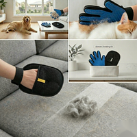 PawGroom bundle in use — dog grooming and sofa cleaning lifestyle collage