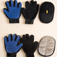 Two PawGroom 2-Step Shedding Kits — four grooming gloves and two furniture mitts