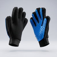 PawGroom grooming glove full pair left and right
